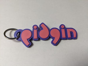 Pidgin Text Keychain